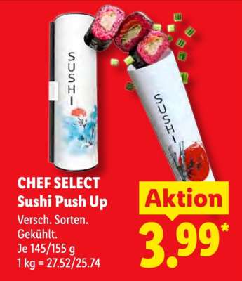CHEF SELECT Sushi Push Up