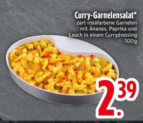 Curry-Garnelensalat
