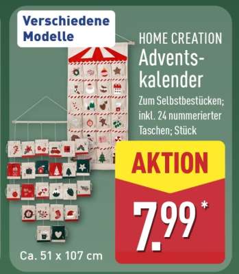 HOME CREATION Adventskalender