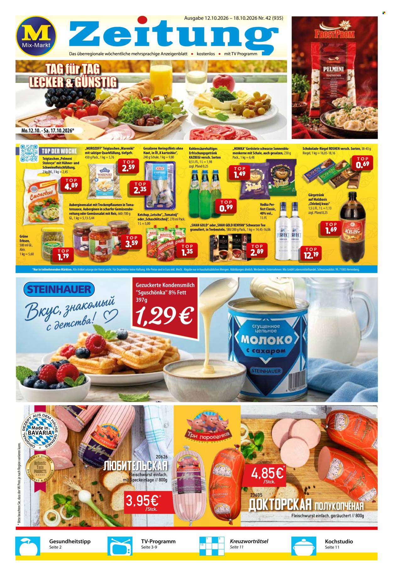 Leták Mix Markt - 12.10.2026 - 18.10.2026. Strana 1