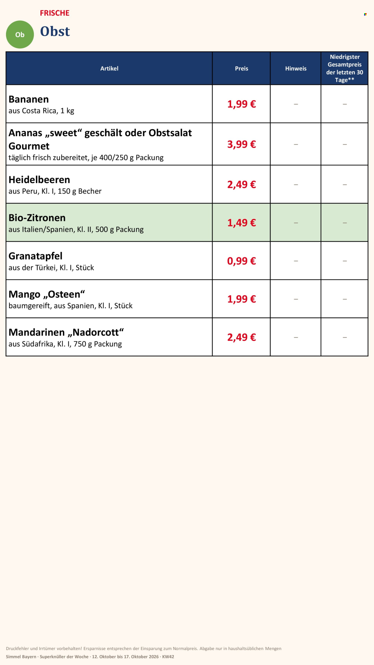 Leták Edeka - 12.10.2026 - 17.10.2026. Strana 4