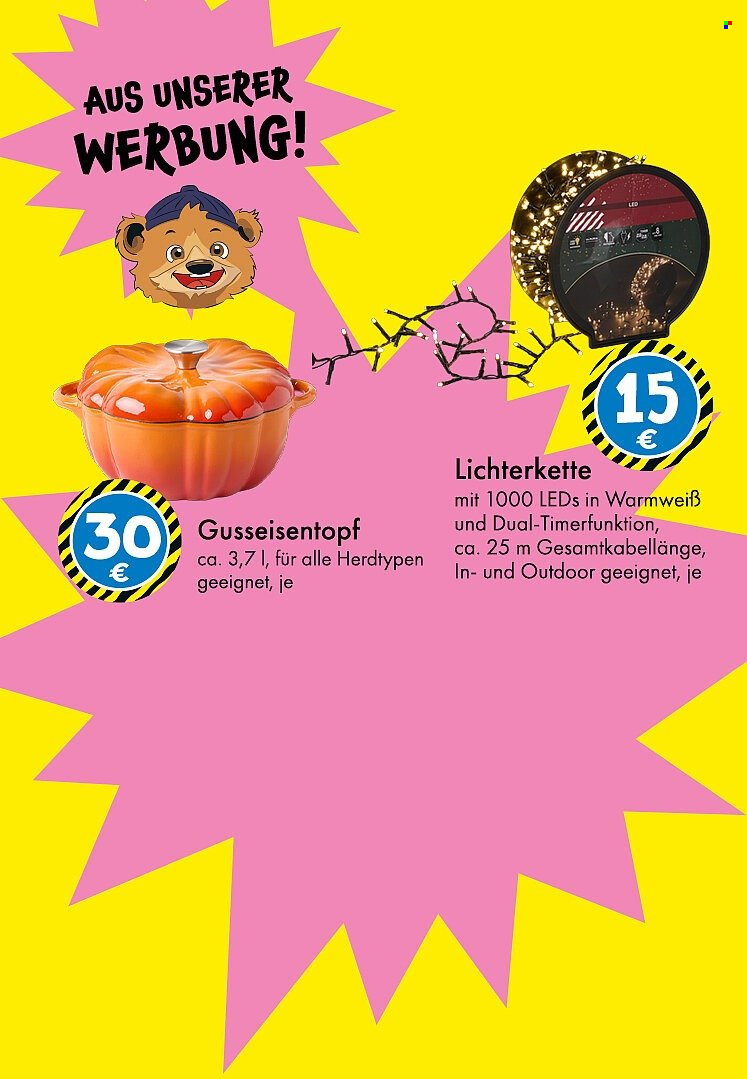 Leták TEDi. Strana 1