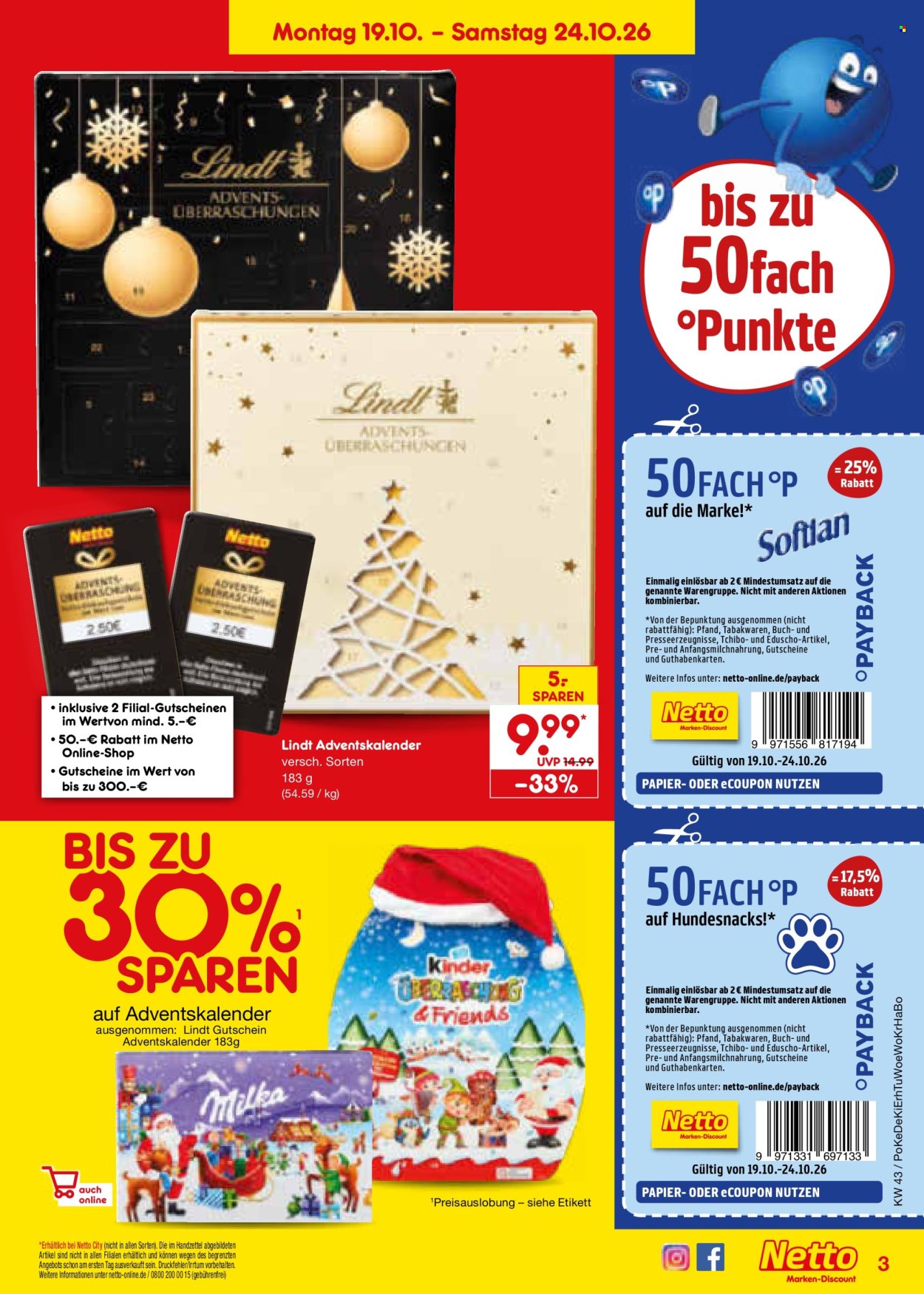 Netto Marken-Discount Prospekte  - 19.10.2026 - 24.10.2026. Seite 3