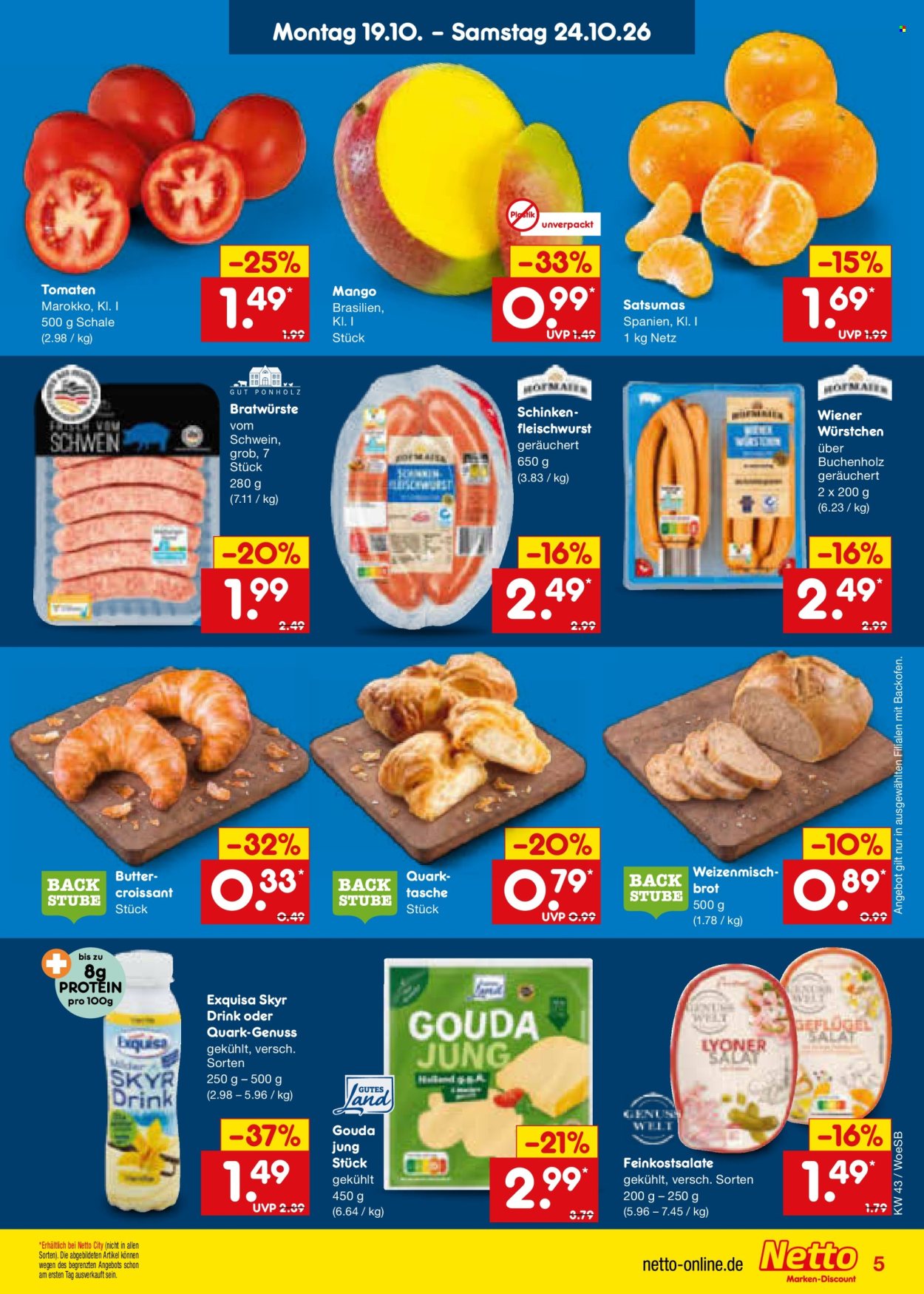 Leták Netto Marken-Discount - 19.10.2026 - 24.10.2026. Strana 5