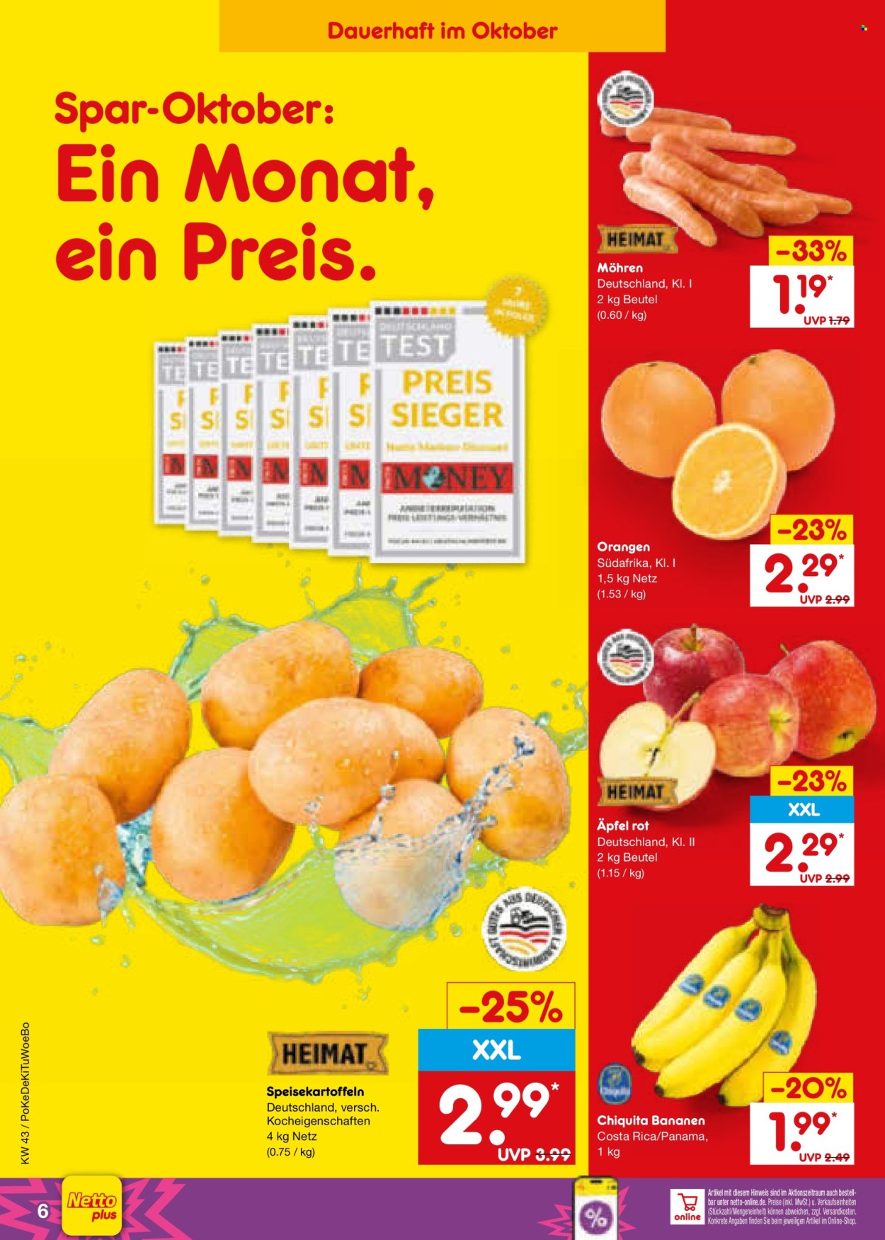 Leták Netto Marken-Discount - 19.10.2026 - 24.10.2026. Strana 6