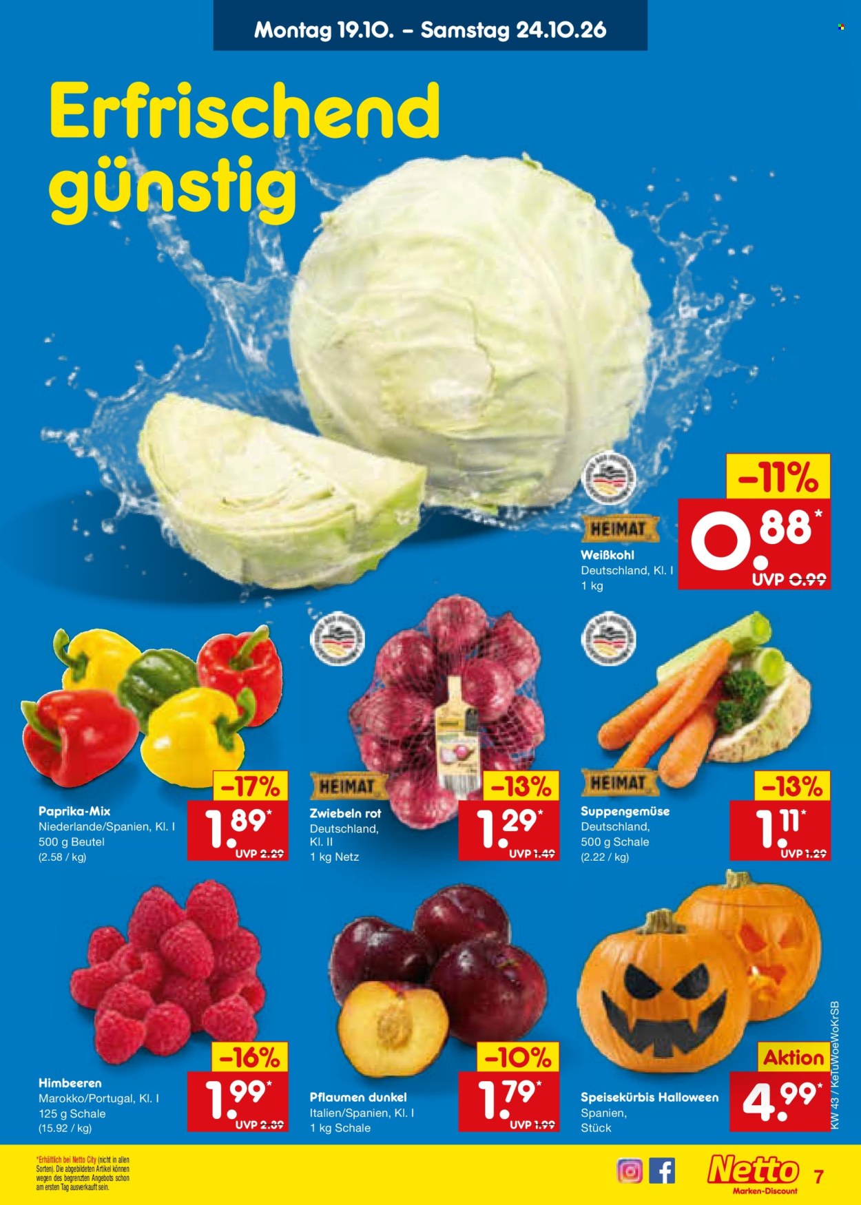 Leták Netto Marken-Discount - 19.10.2026 - 24.10.2026. Strana 7