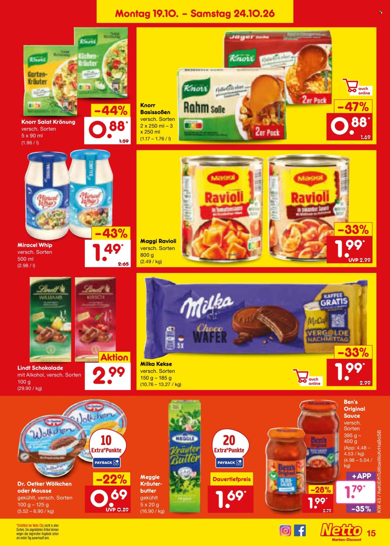 Netto Marken-Discount Prospekte  - 19.10.2026 - 24.10.2026. Seite 17
