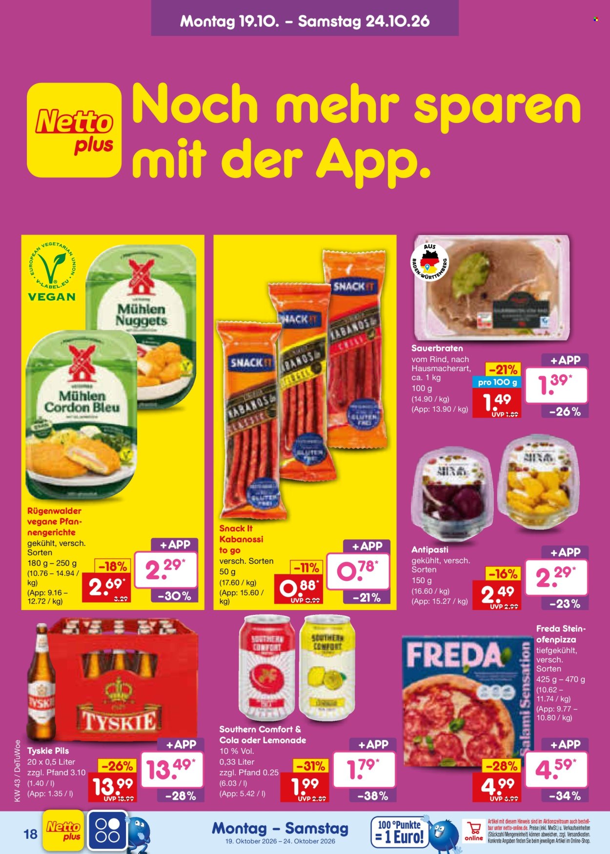 Leták Netto Marken-Discount - 19.10.2026 - 24.10.2026. Strana 20