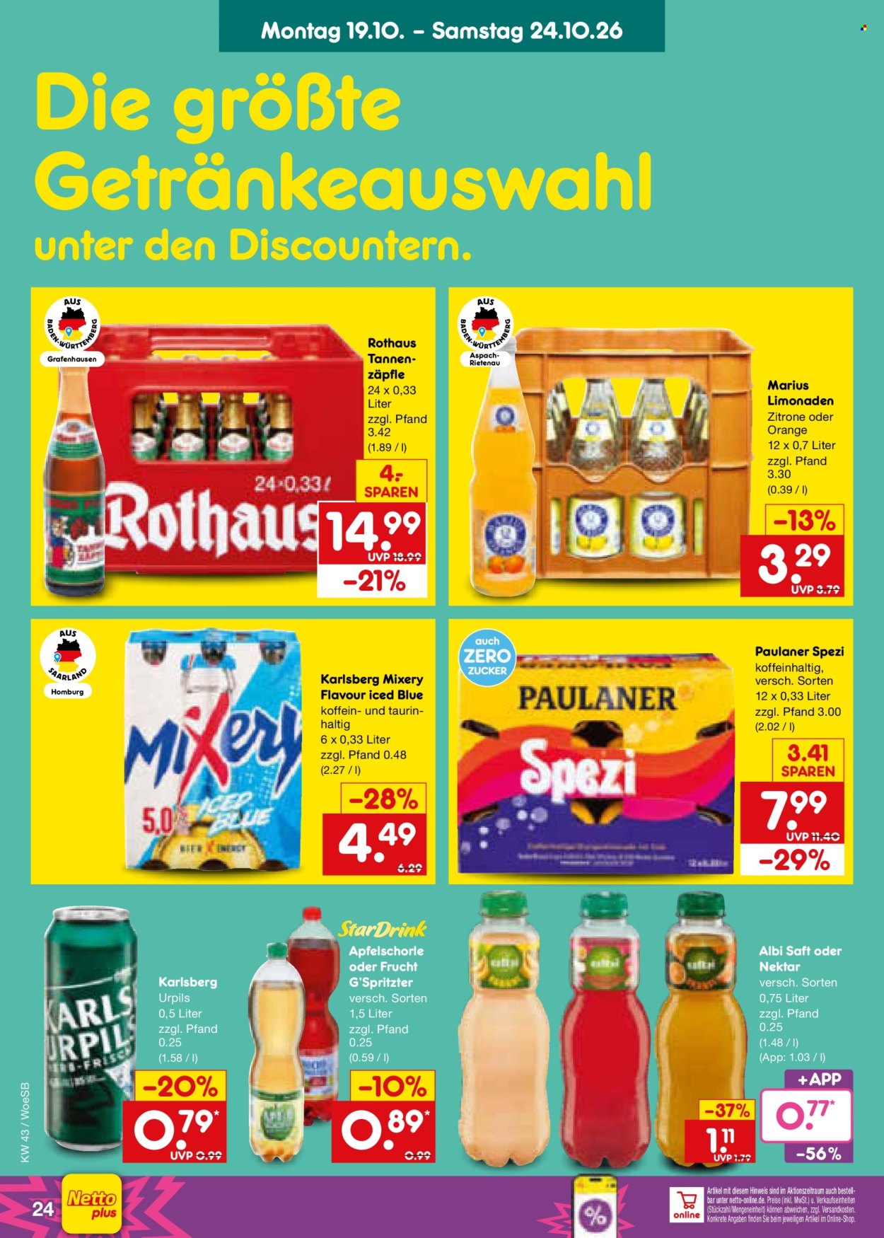 Leták Netto Marken-Discount - 19.10.2026 - 24.10.2026. Strana 28