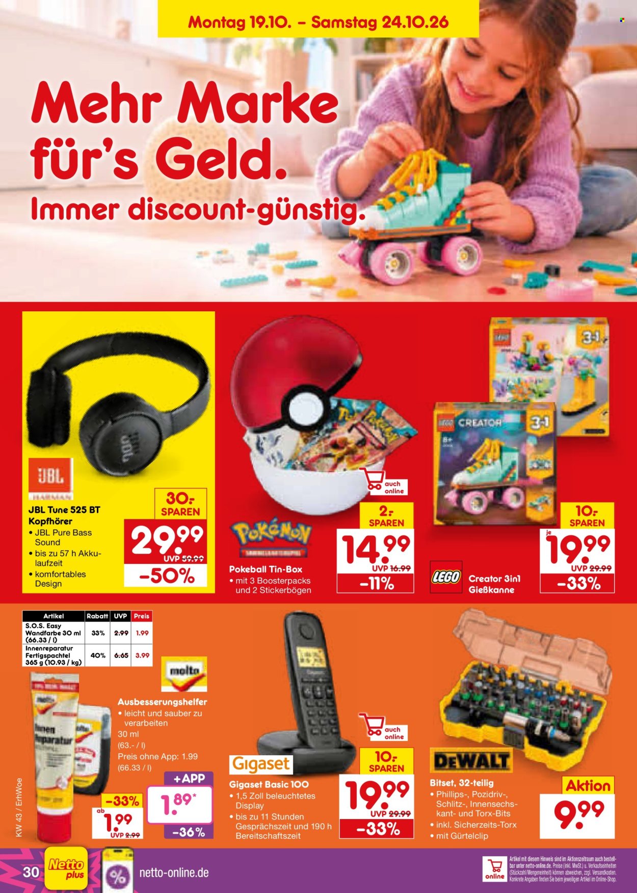 Leták Netto Marken-Discount - 19.10.2026 - 24.10.2026. Strana 40