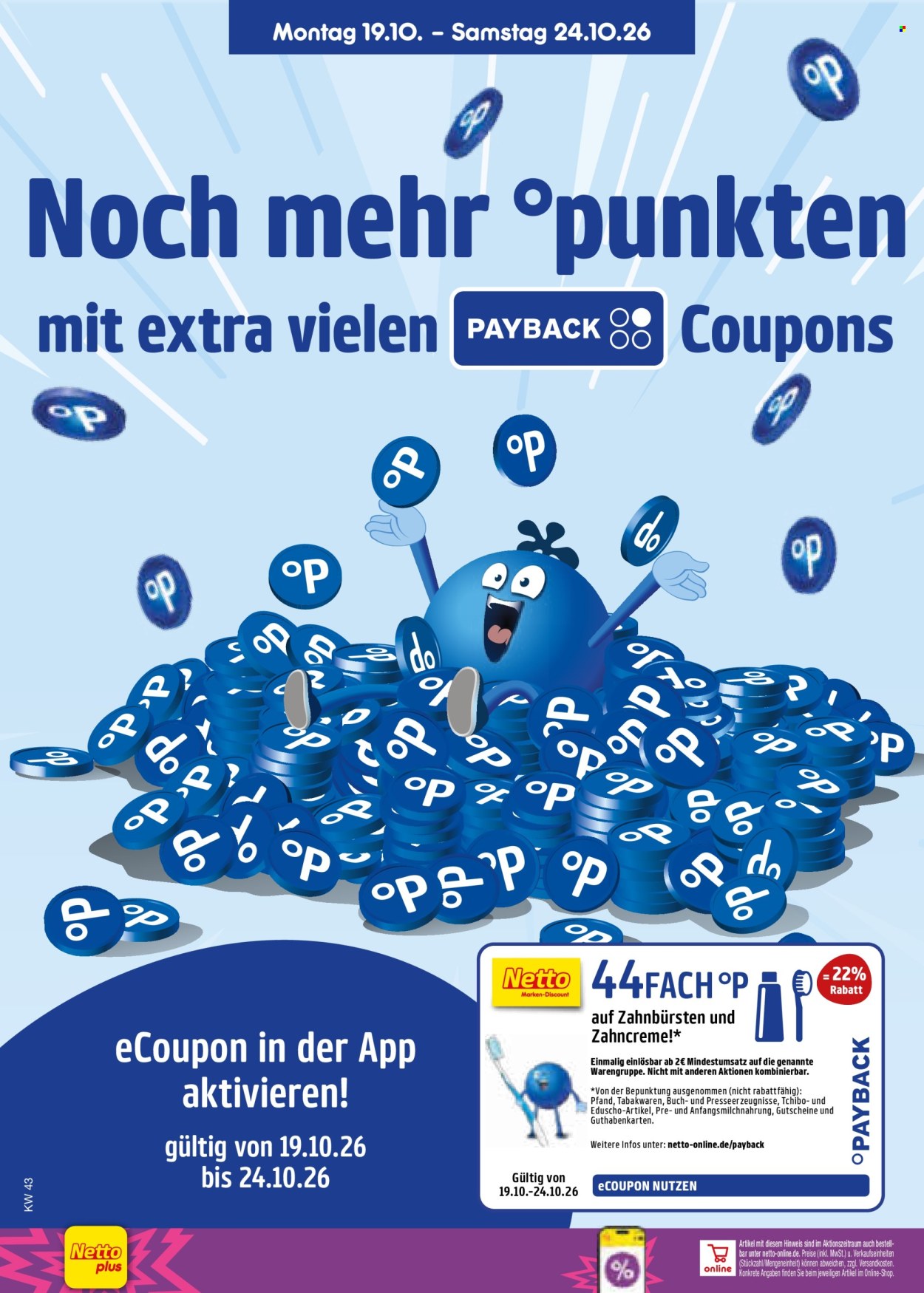 Leták Netto Marken-Discount - 19.10.2026 - 24.10.2026. Strana 64