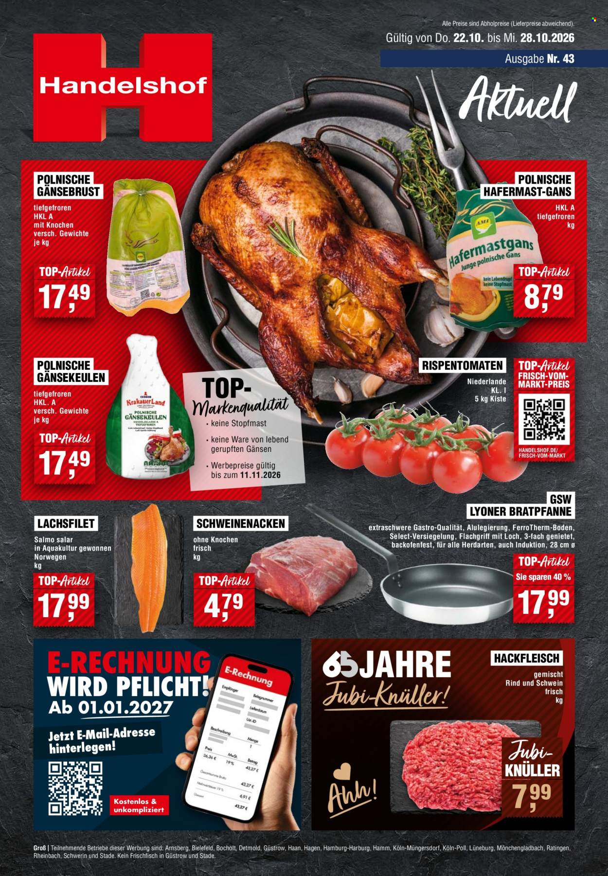 Handelshof Prospekte  - 22.10.2026 - 28.10.2026. Seite 1