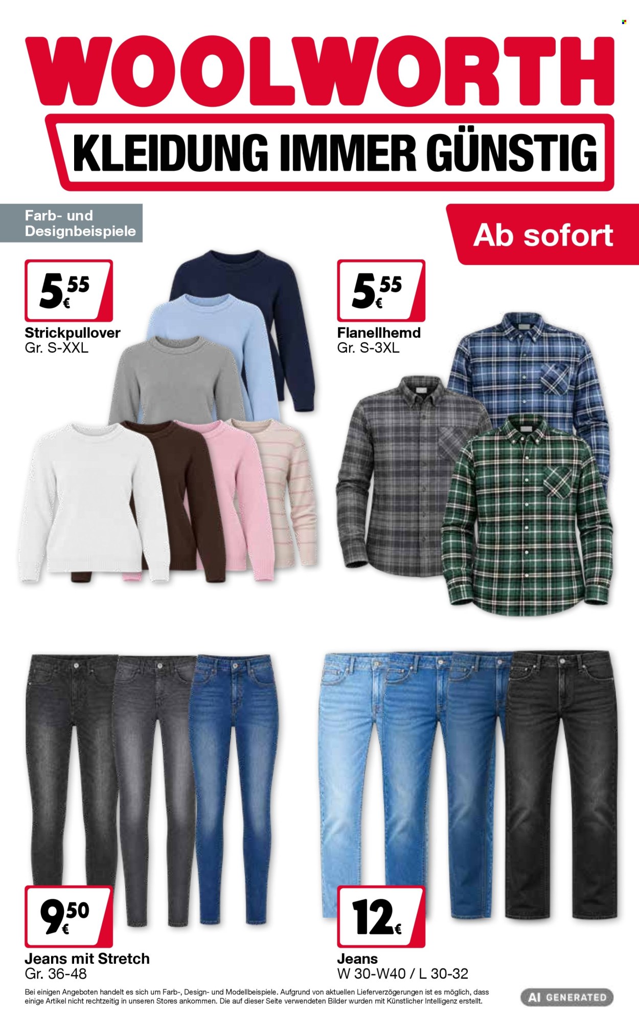 Leták Woolworth. Strana 1