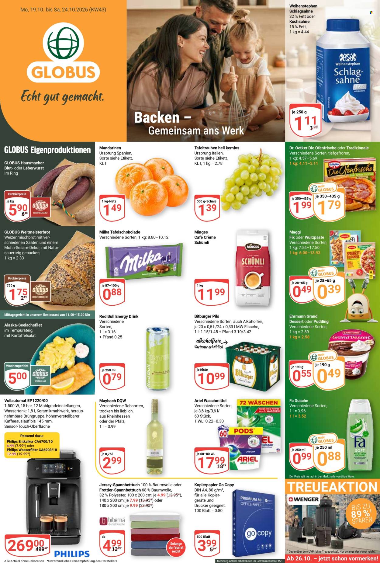 Globus Prospekte  - 19.10.2026 - 24.10.2026. Seite 1