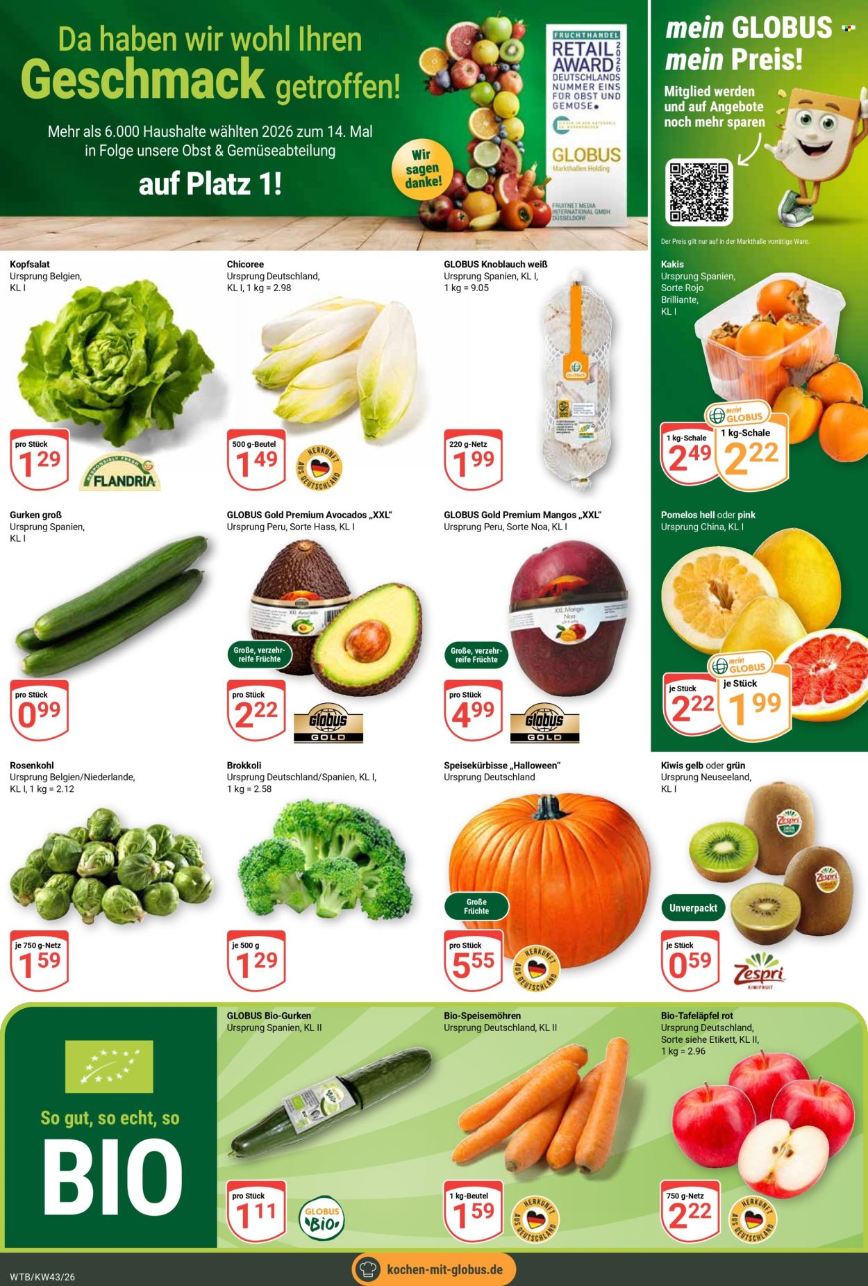 Globus Prospekte  - 19.10.2026 - 24.10.2026. Seite 7