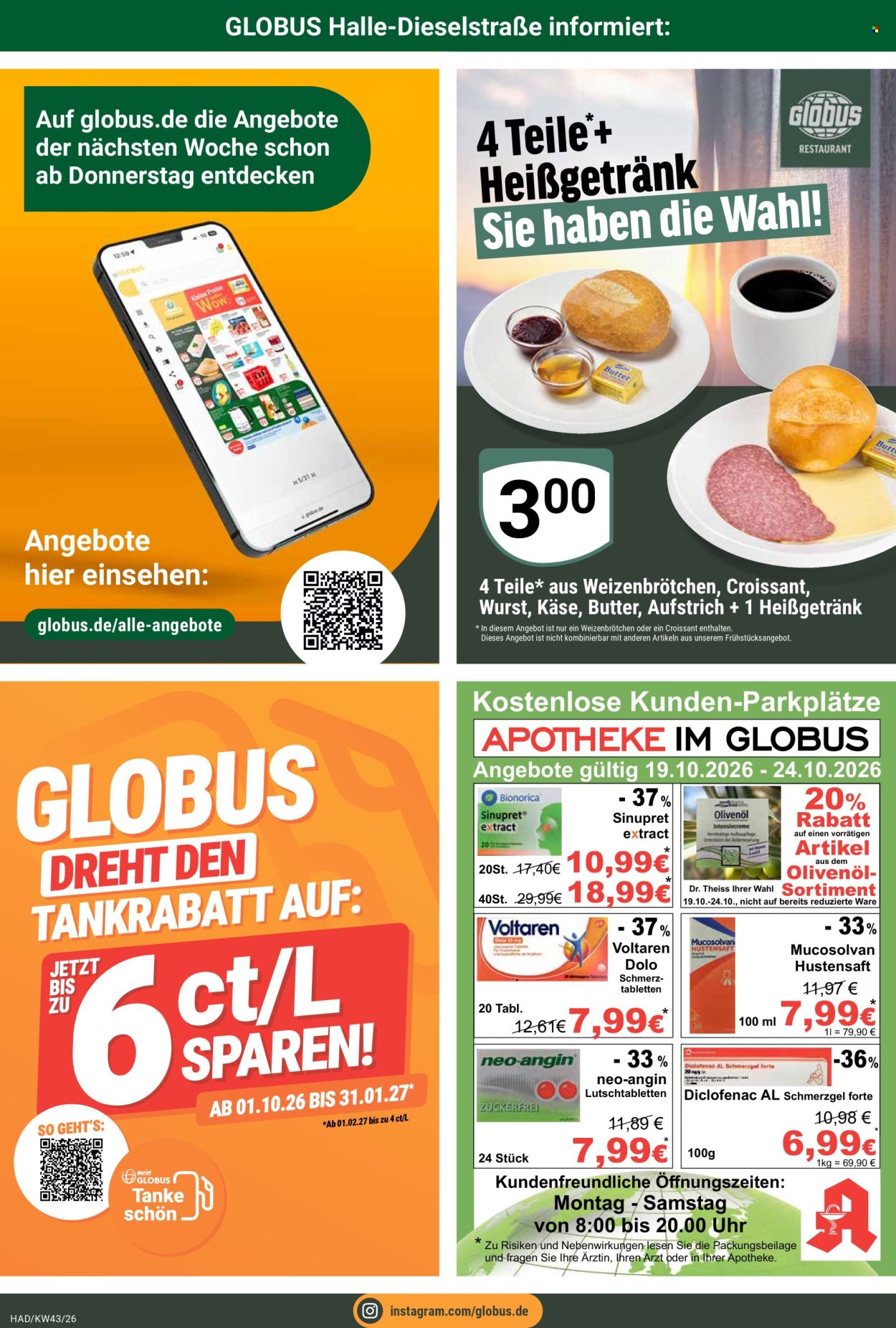 Leták Globus - 19.10.2026 - 24.10.2026. Strana 30