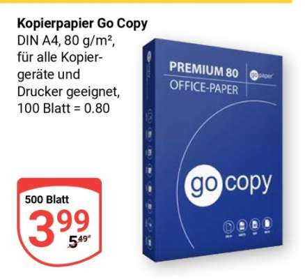 Kopierpapier »Go Copy«
