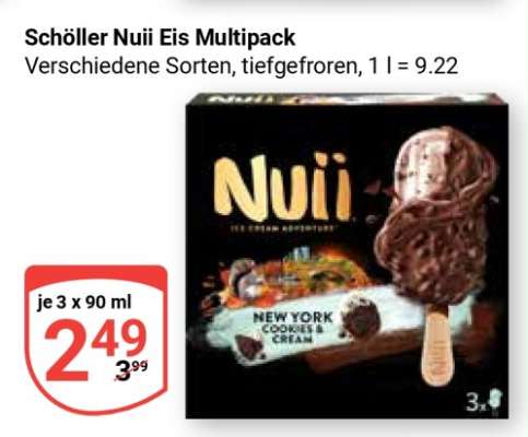 Schöller Nuii Eis Multipack