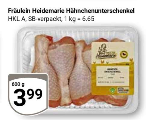 Fräulein Heidemarie Hähnchenunterschenkel