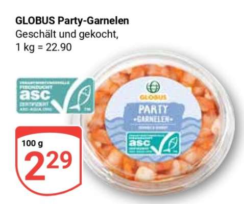 GLOBUS Party-Garnelen