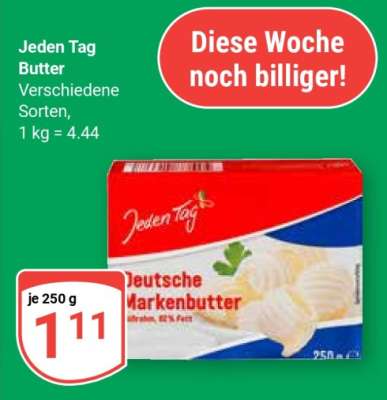 Jeden Tag Butter