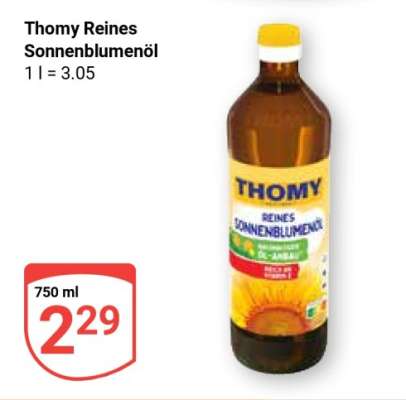 THOMY Reines Sonnenblumenöl
