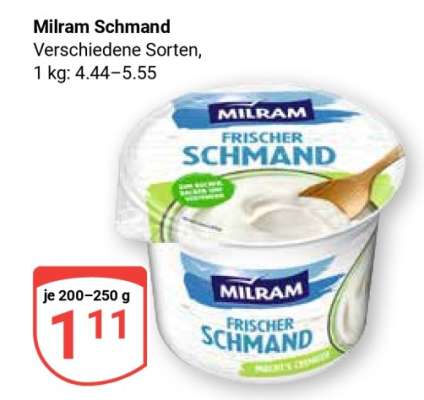 MILRAM Schmand