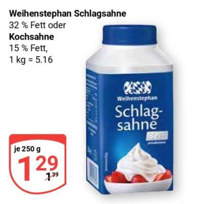 Weihenstephan Schlagsahne