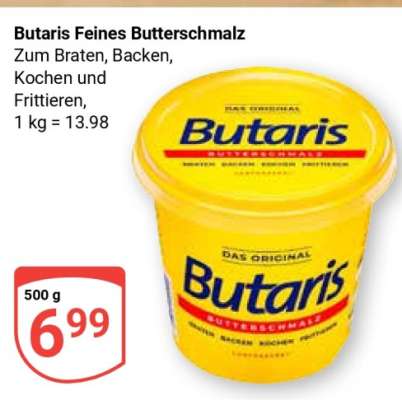 Butaris Feines Butterschmalz