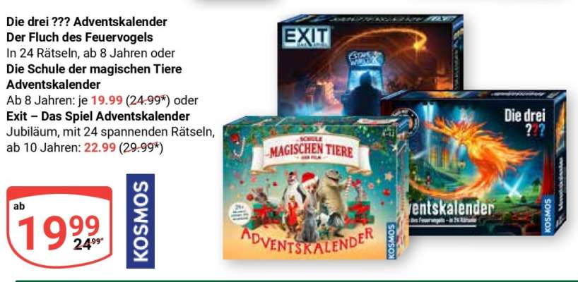 Die drei ??? Adventskalender Der Fluch des Feuervogels