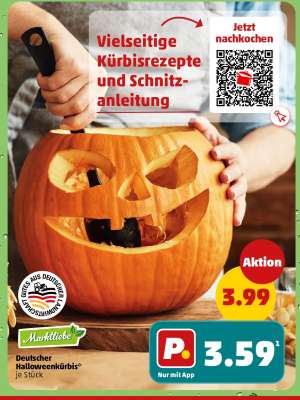 Deutscher Halloweenkürbis