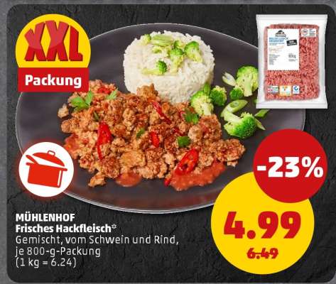 MÜHLENHOF Frisches Hackfleisch