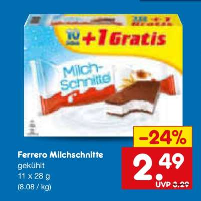 Ferrero Milchschnitte