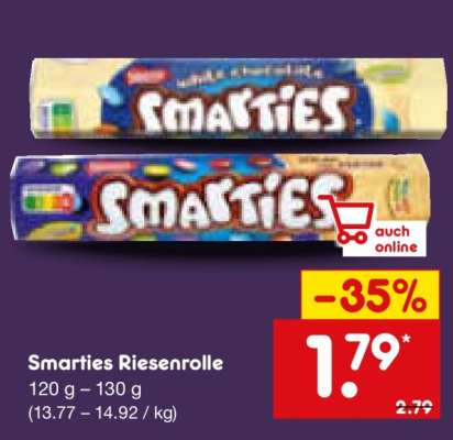 Smarties Riesenrolle*