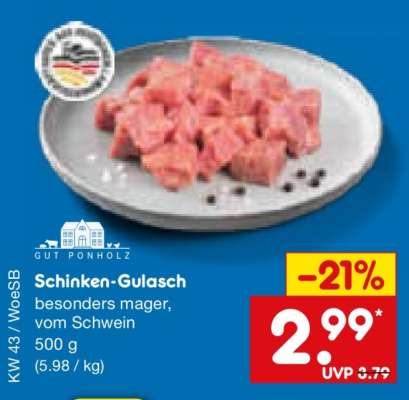 Schinken-Gulasch