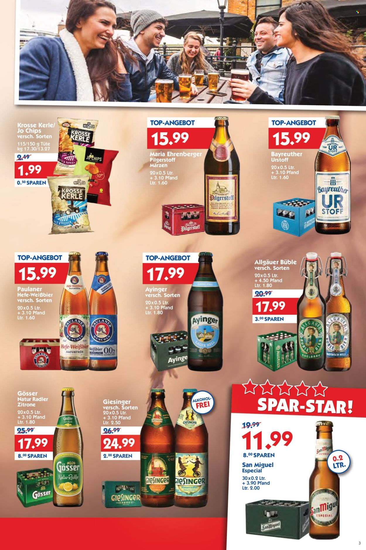 Hol'ab! Getränkemarkt Prospekte  - 19.10.2026 - 24.10.2026. Seite 3