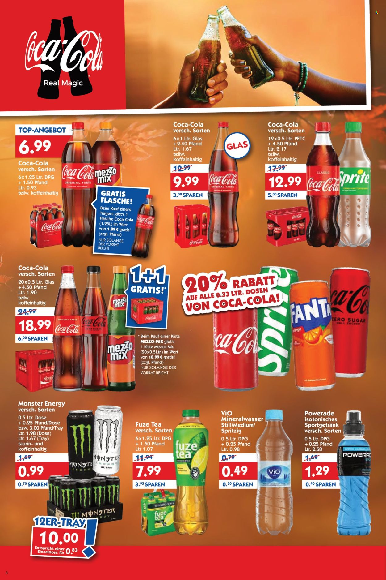 Hol'ab! Getränkemarkt Prospekte  - 19.10.2026 - 24.10.2026. Seite 8