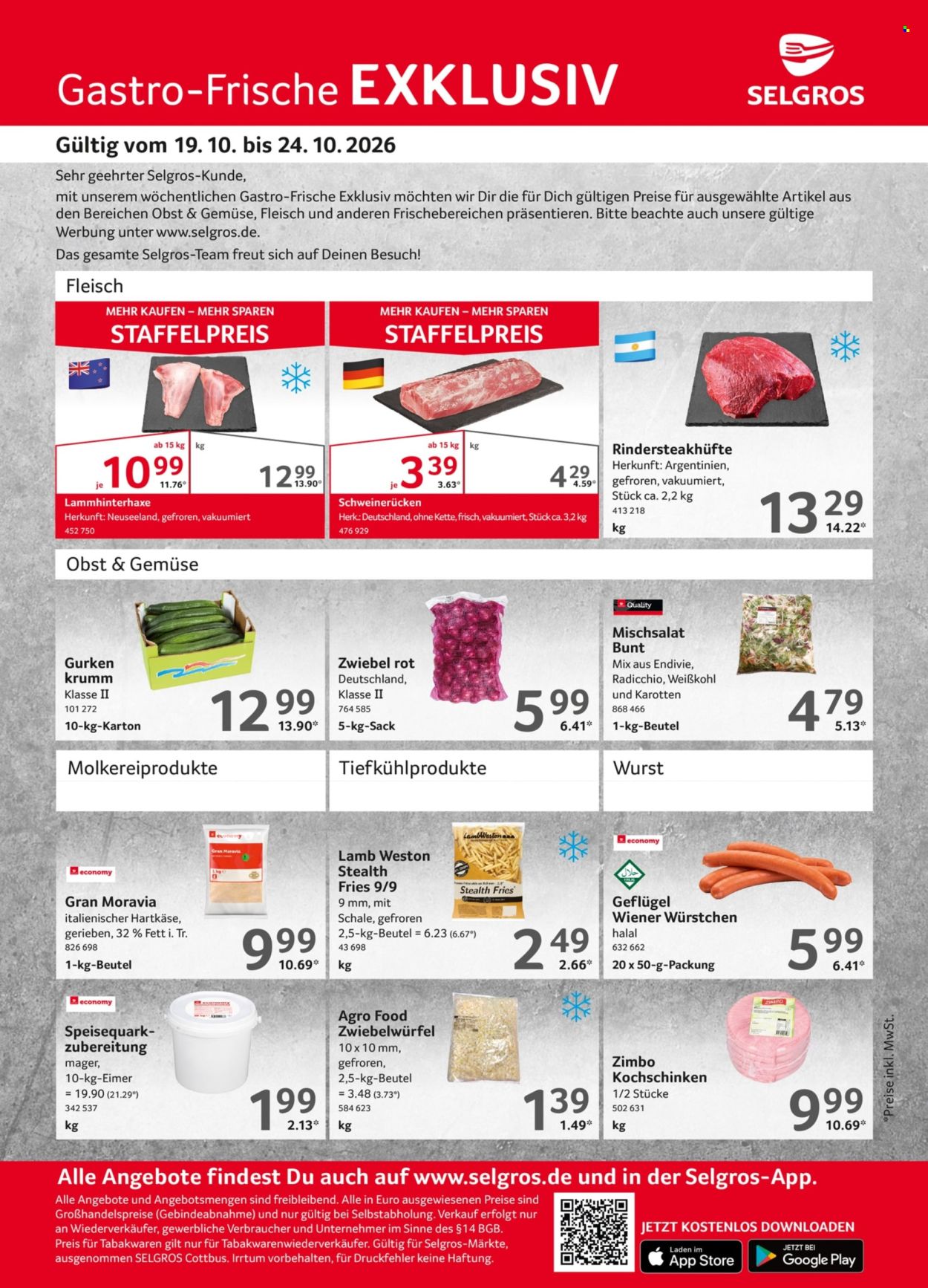 Selgros Prospekte  - 19.10.2026 - 24.10.2026. Seite 1