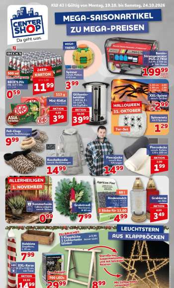 thumbnail - CENTERSHOP Prospekt - KW43