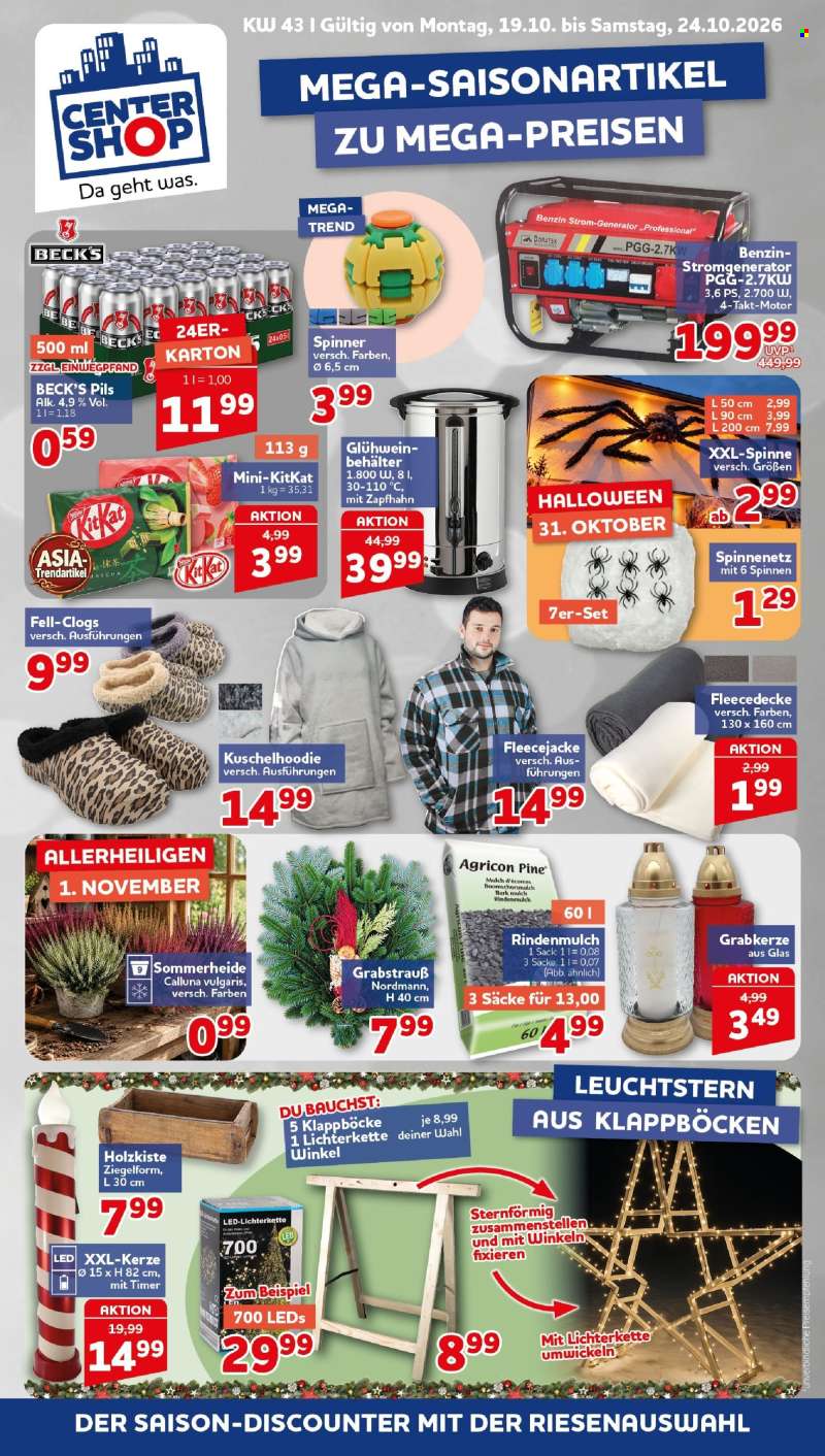 Prospekte CENTERSHOP - 19.10.2026 - 24.10.2026.
