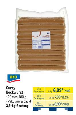 Curry- Bockwurst