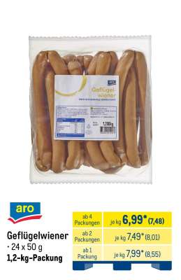 aro Geflügelwiener