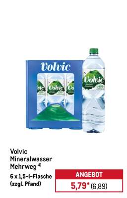 Volvic Mineralwasser Mehrweg