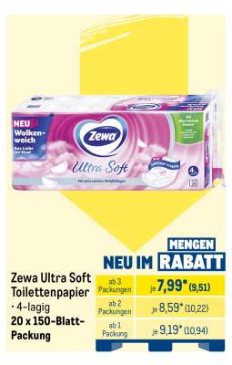 Zewa Ultra Soft Toilettenpapier