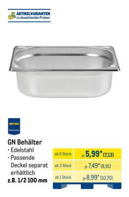 GN Behälter