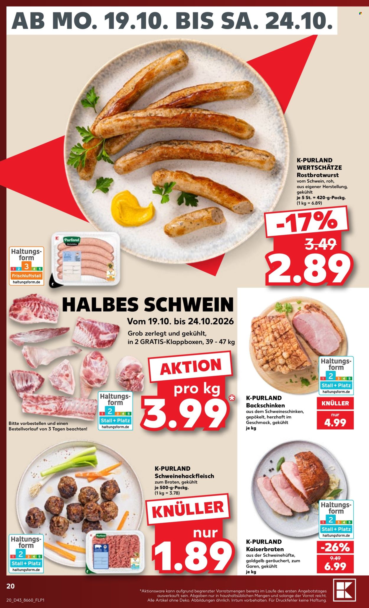 Kaufland Prospekte  - 19.10.2026 - 24.10.2026. Seite 20