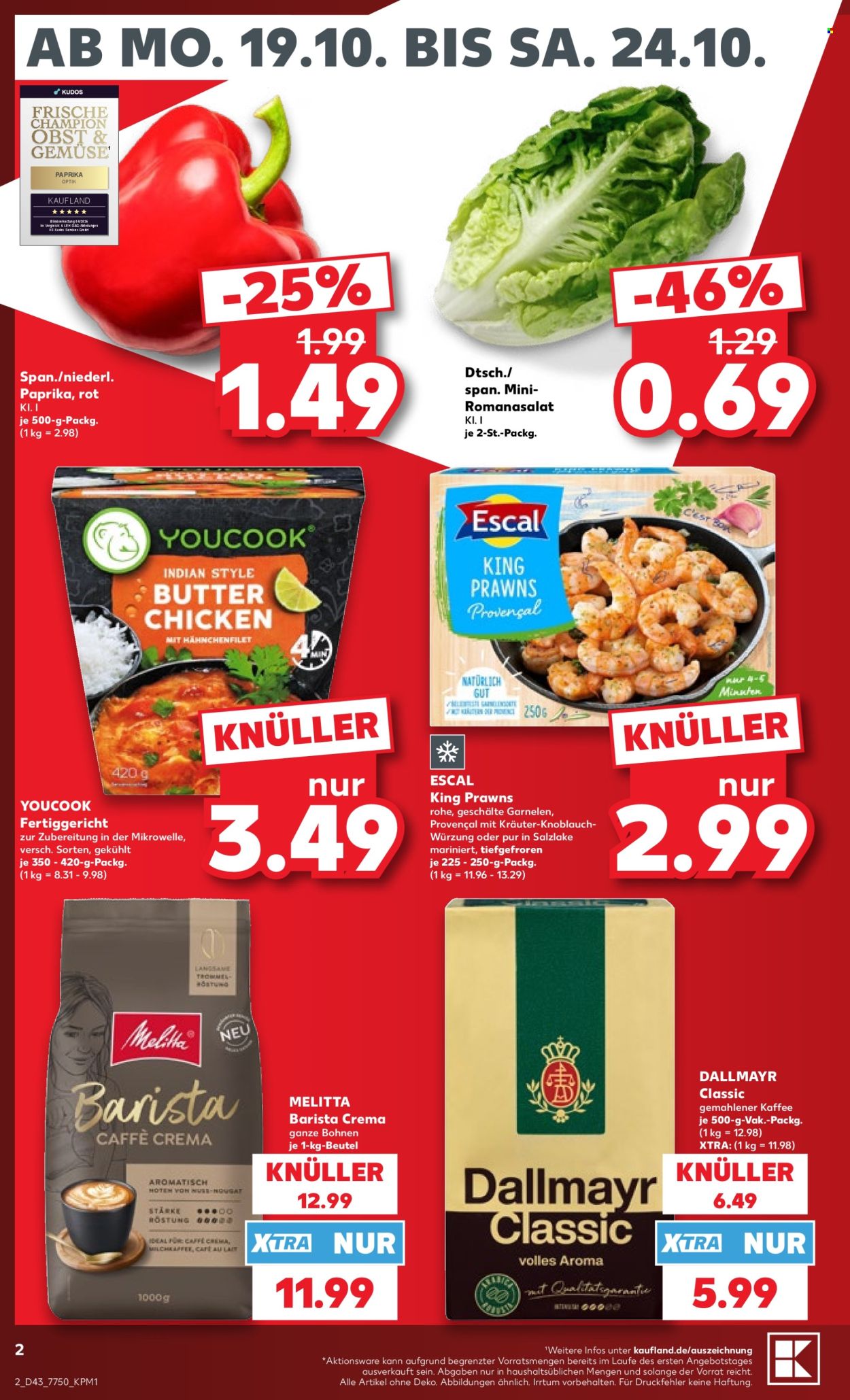 Kaufland Prospekte  - 19.10.2026 - 24.10.2026. Seite 2