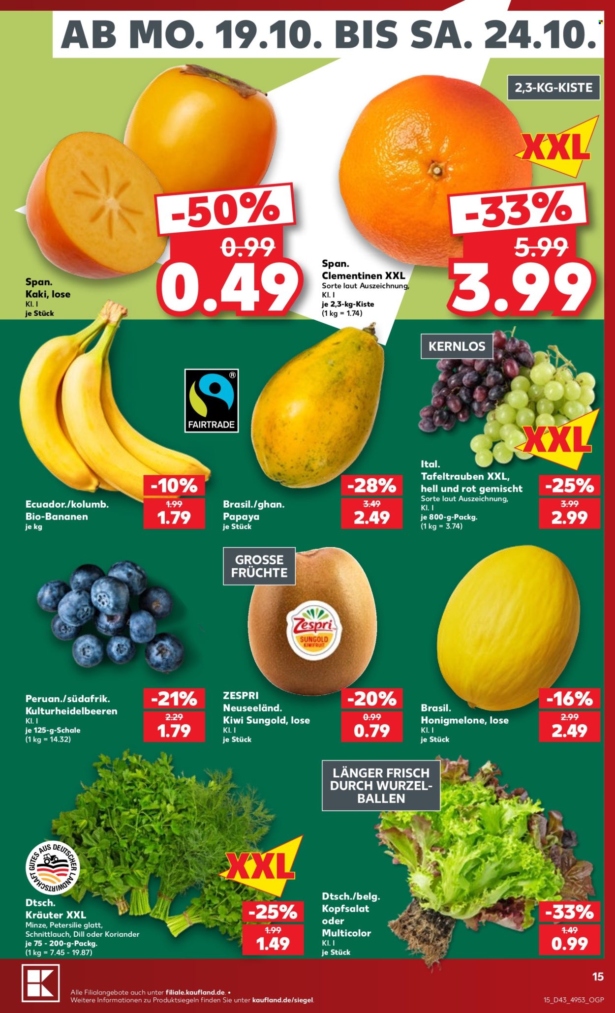 Kaufland Prospekte  - 19.10.2026 - 24.10.2026. Seite 15
