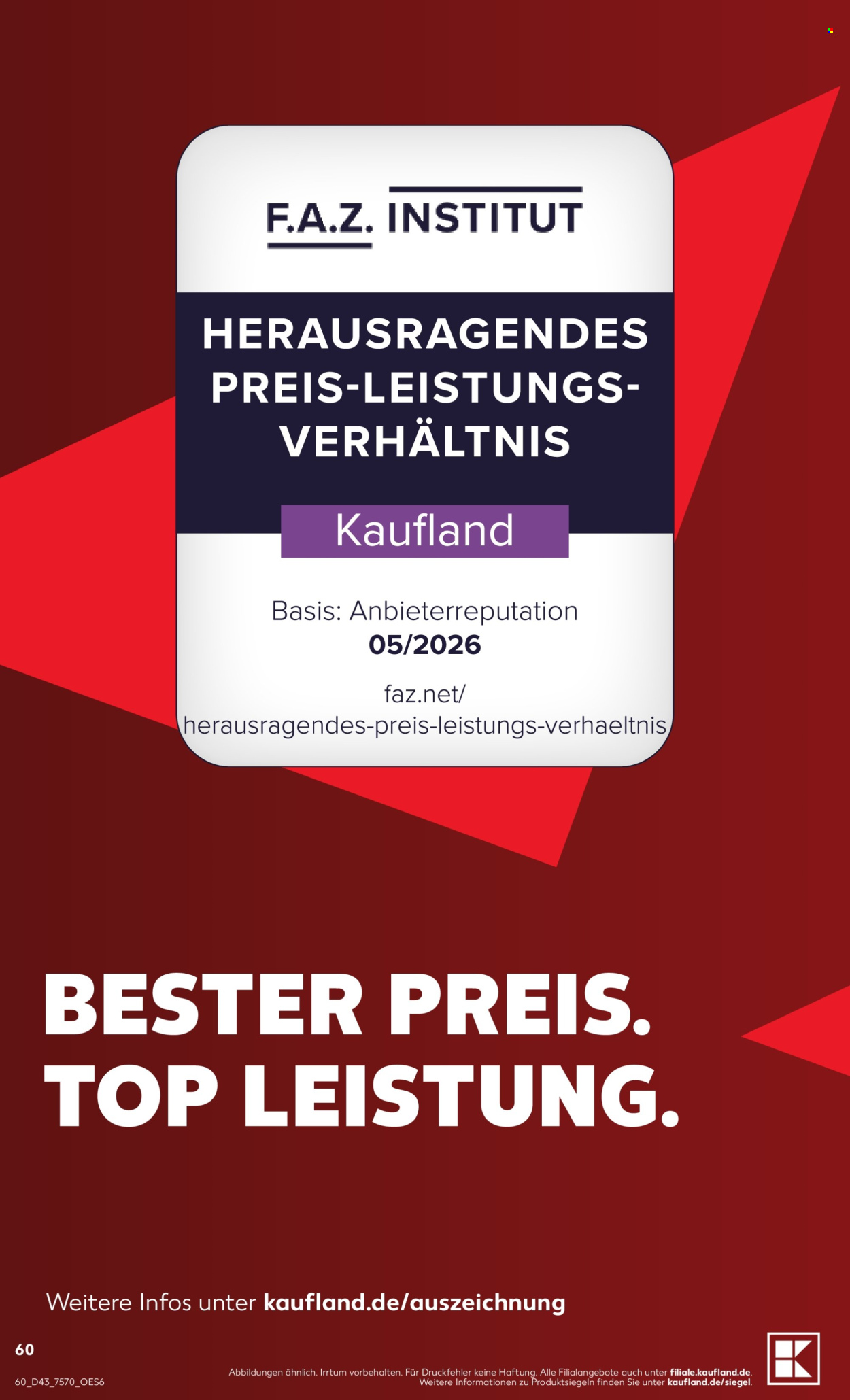 Kaufland Prospekte  - 19.10.2026 - 24.10.2026. Seite 60