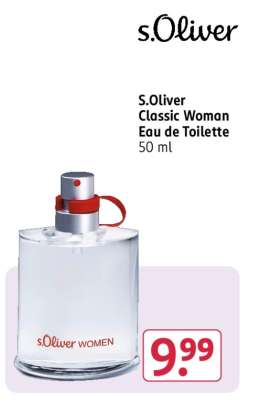 S.Oliver Classic Woman Eau de Toilette 50 ml